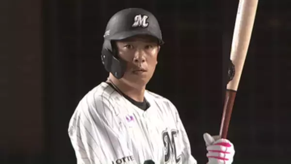 「バッターは僕たちのお父さん」ロッテ・角中勝也のバッターコールを愛息たちが担当「ヒット打ってね！」