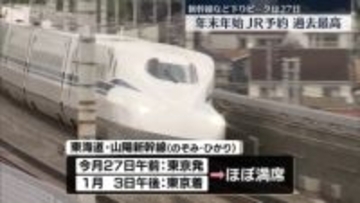 JR各社、年末年始の指定席予約数が過去最高　下りピークは27日