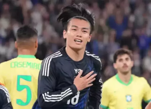 上田綺世、活躍の秘訣は“電柱より太い”太ももにあり？「日本で一番のストライカーだと認められていると思っている」 久保建英や柿谷曜一朗が絶賛