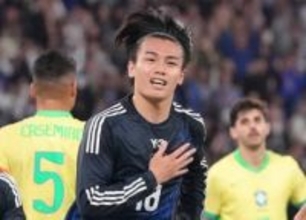 上田綺世、活躍の秘訣は“電柱より太い”太ももにあり？「日本で一番のストライカーだと認められていると思っている」 久保建英や柿谷曜一朗が絶賛