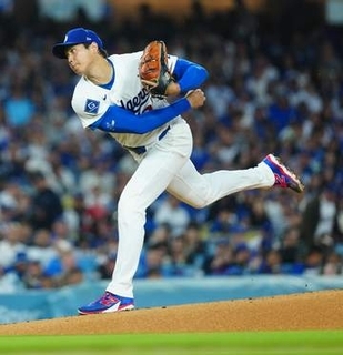 大谷翔平が今季初投打二刀流で快投　6回1安打6K無失点で降板　カーブを効果的に使い最速は約159.6キロ　7回からベシアがマウンドへ
