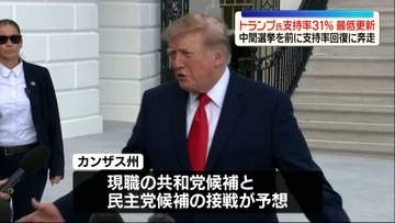 トランプ大統領の支持率、過去最低を更新　アメリカ中間選挙まで約2週間