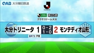 大分トリニータは山形に敗北　前半２失点　１点を返すも　残留確定は次節以降に