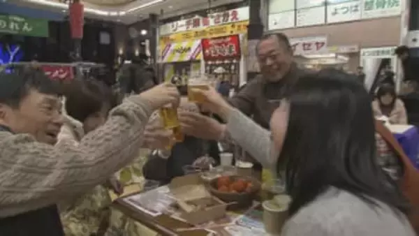 商店街に７５台のこたつで年の瀬を楽しむ　熱源はなんと・・・？