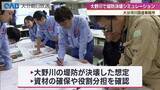 「１９４３年豪雨の教訓生かす　大野川で堤防決壊シミュレーション」の画像1