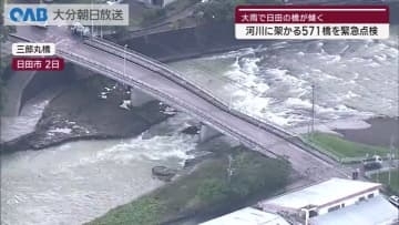 【大分】県管理の橋を緊急点検