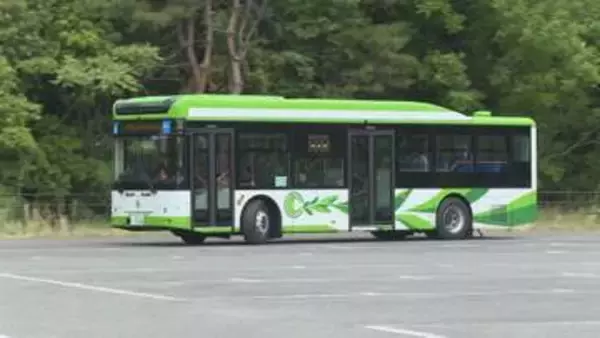 脱炭素化へ　ＥＶバス導入に向け試乗会　乗り心地は