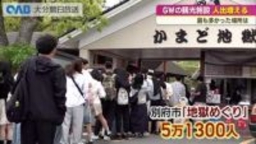 今年のＧＷ　来場者数が最も多かった観光施設は．．．