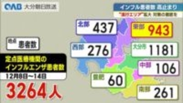 インフル患者数が高止まり　県「年末年始も基本的な感染対策を」
