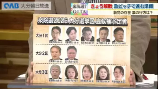 衆議院解散　戦後最短の超短期決戦が事実上スタート　県内は１２人が立候補か