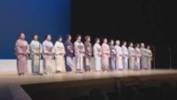 自慢の詩吟を披露　淡窓伝光霊流全国吟剣詩コンクール全国大会　大分