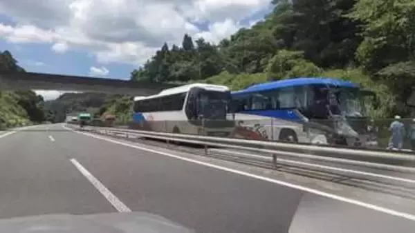 大分道で観光バス2台を含む5台の事故　九重ICー湯布院IC下り線で通行止め