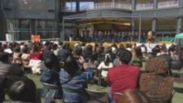 選手企画のゲームで盛り上がり！バサジィ大分のファン感謝デー