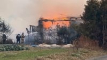 「空き家が炎上中」宇佐市で火災 強風で白煙激しく 大分