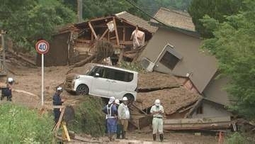 九重町で大雨による土砂崩れ「もろい土壌に地下水蓄積の可能性」　大分
