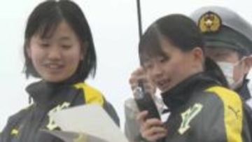 サッカーの次は「マナー日本一」柳ヶ浦高校女子サッカー部が安全運転呼びかけ　自転車の青切符導入前に　大分