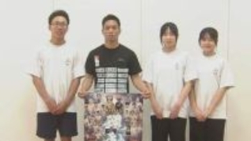 世界王者背中で語る　地元中学生にムエタイ世界戦チケット寄贈　大分・佐伯市