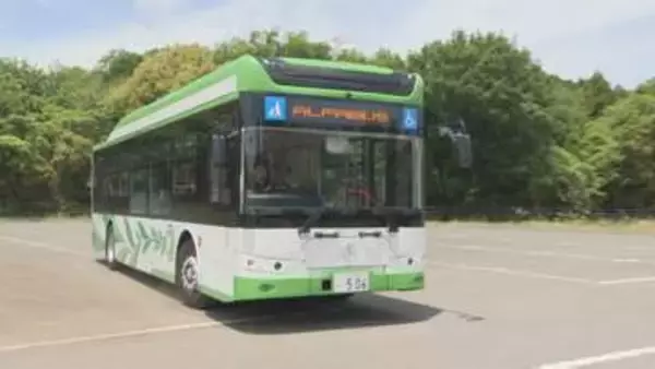 ディーゼル車と何が違う？次世代EVバス試乗会 “走る蓄電池”災害時の活用にも期待　大分