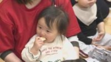 熊本地震から10年　こども園で防災学習　非常食をおやつに　大分・別府市