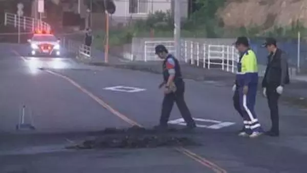 追跡していた車を発見　パトカーに“無人バック”で衝突して引火　大分