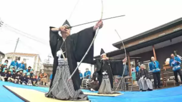 吉凶を占う　500年続く伝統の二目川百手まつり　今年は「吉」　大分