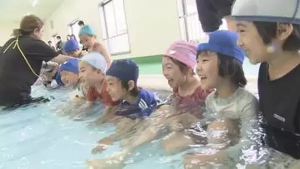 5月中旬にプール開き　大分市の幼稚園で早くも水泳始まる