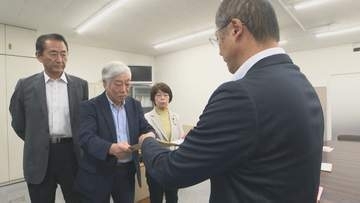 大分市官製談合事件から1年　共産党県委員会が県に改善要望