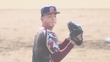 楽天ドラ５の伊藤大晟投手　地元で中学生らと交流　大分