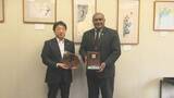 「フィジー次期駐日大使が大分市を訪問　ラグビーから貿易、人材交流の拡大へ意欲」の画像1