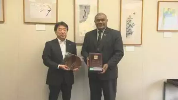 フィジー次期駐日大使が大分市を訪問　ラグビーから貿易、人材交流の拡大へ意欲