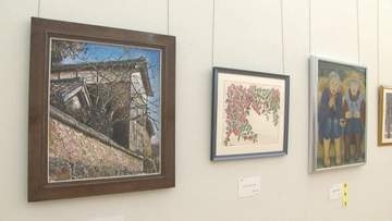 60歳以上の美術愛好家が手がけた作品を紹介　豊の国ねんりんピック美術展　大分