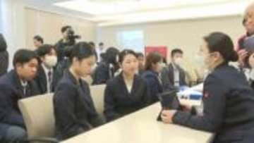 大分空港で学生ら対象の仕事見学会　航空業界の人材確保へ