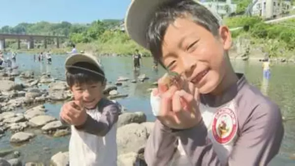 真夏日の暑さの中　伝統のどんこ釣り大会　大分