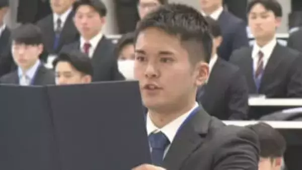 大分県警で採用内定式　過去5年で最多の90人　決意新たに