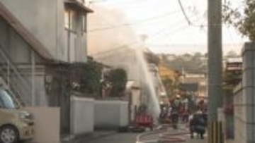 大分市で住宅火災　焼け跡から一人の遺体 住人の女性と連絡取れず