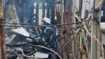 中津市で住宅１棟全焼　住人やけどで搬送　大分