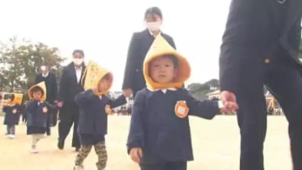 南海トラフ地震想定の防災訓練　園児や高校生、短大生ら1400人が避難手順を確認　大分