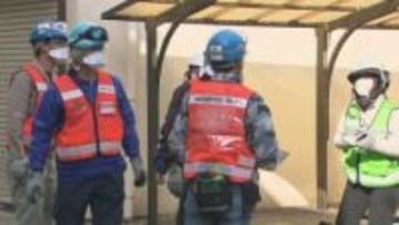 規制エリアでボランティア活動始まる　がれき撤去や竹藪伐採　佐賀関大規模火災