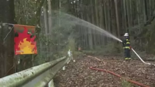 林野火災が急増　宇佐・別府市が合同消防訓練を実施、連携強化へ　大分