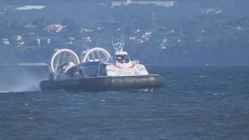 ホーバークラフト異音確認で10月減便　安全優先し11月再開目指す