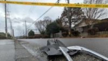 見通し良い直線道路でひき逃げ事件　軽ワゴンの男性負傷、相手車両は逃走　大分・豊後大野市