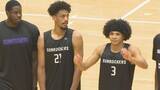 「プロバスケBリーグの東京が琉球と練習試合　1500人の観客が迫力のプレーに大歓声」の画像1