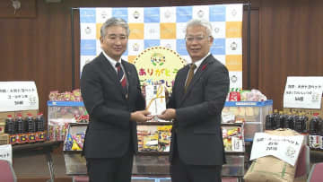 大分トヨペットが子ども食堂支援　玄米600キロや調味料など食料品を県社協に寄贈