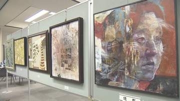 「けんしん美術展」開催　愛好家が描いた絵画145点を展示　高校生が最高賞「大賞」を受賞