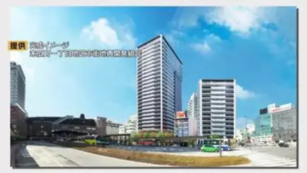 「JR大分駅前「OITA GATE CITY」誕生へ　大分市末広町の再開発エリア名称決定」の画像