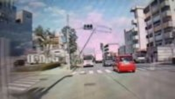 【ドラレコに一部始終】走行中の車の目前に…国道で高さ9mの街灯が突然倒壊　原因は老朽化と強風