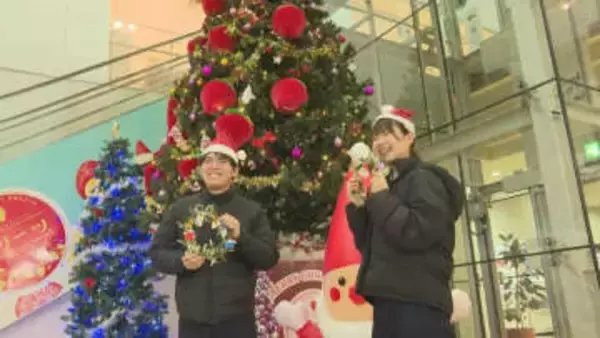 地元特産のオリーブでクリスマスリース作り　大分空港