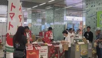 “朝採り”新鮮野菜を特急ソニックで福岡へ　「たけた観光マルシェ」開催