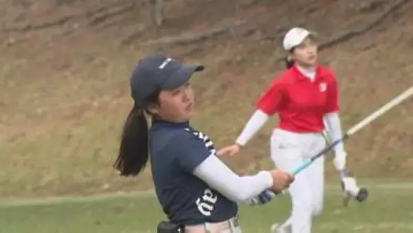 九州女子ジュニアゴルフ大会開幕　中・高校生87人が出場、熱戦を展開