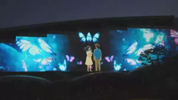 杉乃井ホテルで新作プロジェクションマッピング公開　芸短大生と共同制作　大分